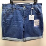 Bleu Denim Size 22W Women's Denim Shorts. New With Tags. Blue Photo 0