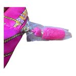 Estée Lauder ESTEE LAUDER MAKEUP BAG Pink & Gold Zippered 10” x 5” New Photo 3