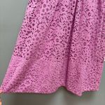 Tibi  Lace A-Line Midi Skirt Lilac Pink 4 Photo 7
