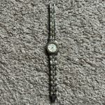 Anne Klein women’s vintage two tone crystal bracelet watch one size Photo 2