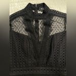 The Kooples black lace upper wrap dress Photo 6