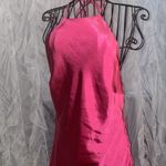 NWT LENA L Charm Tie Back Halter Mini Dress Pink Size L Photo 4