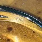 Natural Rainbow Moonstone London Blue Topaz Sterling Silver Ring Size 6.75 Photo 6