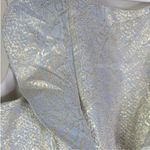 BCBGeneration  | Metallic Silver & Gold Foil Y2K Formal Prom Dress Size 4 S Small Photo 4