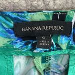 Banana Republic  Pants Women’s 6 Avery Business Casual Green Blue Floral Knit Photo 4