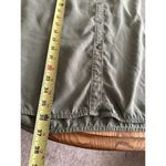 Merona  Women M Olive Green Long Sleeve Button Up Shirt Dress Casual Photo 7