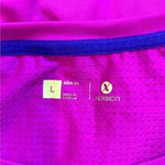 Xersion  bright purple slim fit workout athletic shirt in size large Photo 2