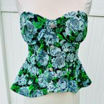 ZARA  RUFFLED JACQUARD TOP Photo 8