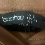 Boohoo ⭐️ Faux Leather Wide Leg Pants 2 NWOT Photo 3