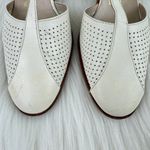 Salvatore Ferragamo Vintage  Slingback T Strap Sandals Sz 9AAA White NEEDS REPAIR Photo 3