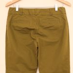 Cartonnier Anthropologie Trouser Ankle Pants Women's 6 Green Cutout Hem Stretch Photo 5