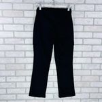 Evereve Larissa Cropped Cargo Pants in Black Size 25 Photo 6