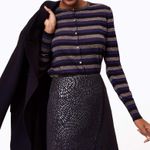 Ann Taylor LOFT Black Shimmer Splash Wrap Skirt Photo 1