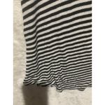 Mossimo Supply Co . Black White Striped Ribbed Racerback Tank Top XS Photo 3