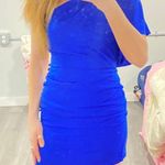 Boutique Silk Blue Dress Photo 0