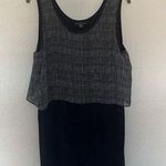 Metaphor Black & White Mini Dress Tank Sleeveless Photo 0