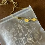 Turquoise & Gold Turnback Pony necklace Blue Photo 1