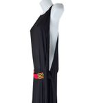 Indah Twiga Maxi Dress Womens Small Black Sheer Coverup Open Side Boho Photo 2