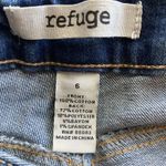 Refuge Premium Cropped Jeans Womens 6 Capri Wide Flared Trousers Blue Denim 28 Photo 4