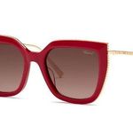 CHOPARD SUNGLASSES SCH319M 09LB Shiny Full Red / Gold / Brown Gradient Photo 0