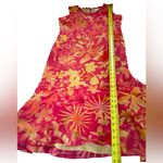 Susan Bristol Floral Sleeveless Silk Midi Dress Lined Asymmetrical Hem Womens 6 Photo 14