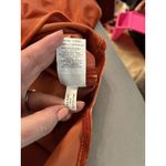 Madewell  Style # K4376 Burnt Orange Velvet Butterfly Top Shirt Shortsleeve Small Photo 7