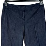 Kenneth Cole  Reaction SZ 10 Womens Denim Trouser Pants Mid-Rise Pocket Dark Wash Photo 1