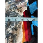 Denim‎ & Supply Floral Cream/Blue Short Flutter Sleeves Sweetheart Blouse Size M Blue Size M Photo 4