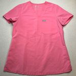FIGS Scrubs Top Catarina XS Neon Pink Photo 1