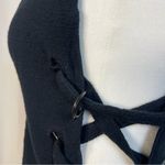 Silence + Noise Urban Outfitters Large Textured V Neck Top Grunge Criss Cross Photo 3