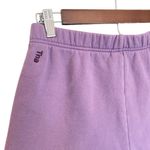 Aritzia TNA Cozy Fleece Perfect Shorts In Purple Size Medium Photo 2