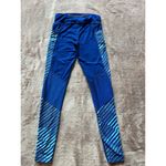 Athleta Blue Turquoise Womens Sz 2XS Drawstring Waist Zip Pocket Leggings‎ Pant Photo 2