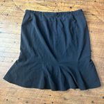 Lane Bryant  black size 18 business casual flounced skirt Photo 2