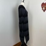 Skull Cashmere  Black Belinda Asymmetrical Long Sleeve Wool Sweater Dress Small Photo 2