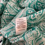 Talbots Cotton Tunic Shirt Popover Turquoise White Sz M Petite Beach Resort Photo 6
