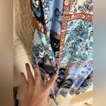 NWT J.Jill Floral Patchwork Maxi Dress with Pockets Blue Size XS Photo 3