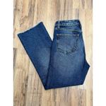 ZARA  Jeans Women's‎ Size 2  Blue Mid Rise Straight Leg Raw Hem Denim Photo 1