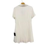 Lulus Central Park Sweetie White Linen Collared Button Photo 6