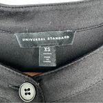 Universal Standard  Black Button Front Wide Leg Jumpsuit Coveralls Size XS 10-12 Photo 6