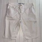 Faded Glory  Bermuda Jean Shorts White Size 10 Photo 0
