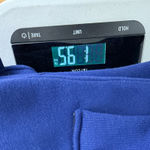 Blue Hooded Double Breasted Trench Coat Womens Size Small Casual Retro Fashion Photo 12