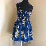 Romwe ❤️  Floral dress in blue Photo 1