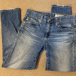 AG Adriano Goldschmied AG The Ex Boyfriend Slim faded distressed cropped jeans 24R. Straight. Stetch Photo 0