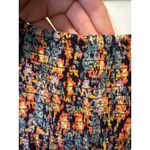 Free People  NWT Show Me Love Navy Floral Puff Sleeve Romper Sz Small Linen Blend Photo 4