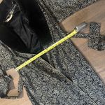 Victoria's Secret RARE Vintage  Collection Black and Gold Floral Rose Robe- Small Photo 10