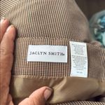 Jaclyn Smith  Tan Checkered Blazer Photo 1