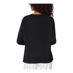 Liverpool  LOS ANGELES-RAGLAN BLACK LIGHTWEIGHT SWEATER-WOMENS SIZE SMALL-MSRP $80 Black lightweight sweater, small side slits, long sleeves, crew neck, 60% organic cotton and 40% polyester Measurements: Bust: armpit to armpit 19-20 inches  Length: shoulder seam to bottom 24  Photo 1