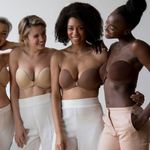 NWT Evelyn Bobbie everyday bustier strapless/w straps no underwire bra gray lace Black Size undefined Photo 6