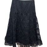 Drama Skirt Womens 6 Black Lace‎ A Photo 0