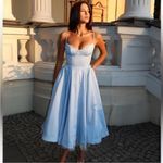 House Of CB  M D-DD 'Mademoiselle' Cinderella‎ Blue Tulle Midi Dress NWOT Photo 6